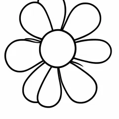 数字ぬりえ・お花(脳トレ)
