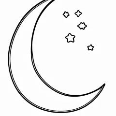 数字ぬりえ・つきとほし(脳トレ)